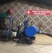 [Vídeo] Motor instalado em São Miguel não consegue bombear água da chuva