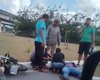 [Vídeo] Homem fica ferido após cair de motocicleta na BR-316, em Maceió