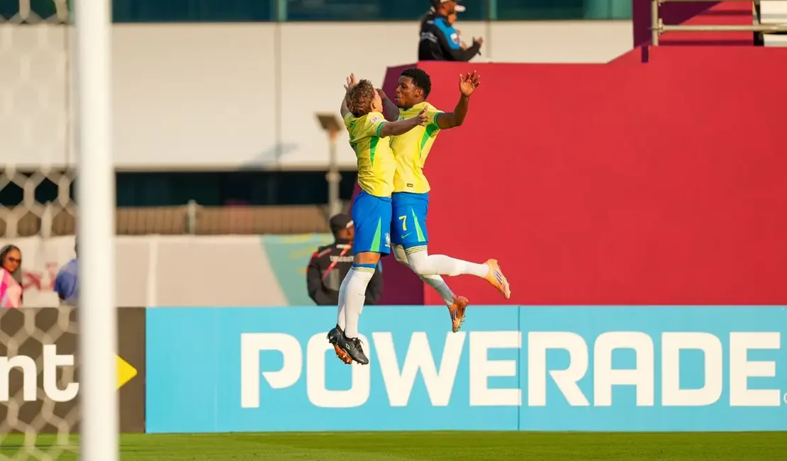 Brasil aplica 7 a 0 em Honduras na estreia do Mundial Sub-17 no Catar