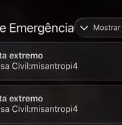 Defesa Civil Nacional envia alerta sonoro extremo a celulares; órgão fala em possível ataque hacker