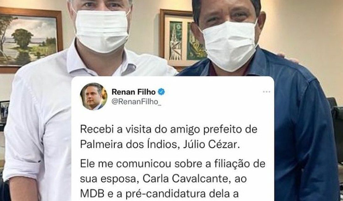 Prefeito Júlio Cezar anuncia pré-candidatura da esposa a Deputada Estadual