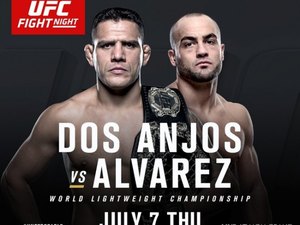 Rafael dos Anjos defende cinturão contra Eddie Alvarez em 7 de julho