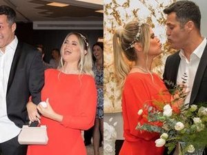 Susana Werner e Júlio César renovaram votos de casamento um ano antes de separação