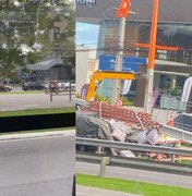 Colisão entre caminhões deixa trânsito congestionado na Av. Durval de Góes Monteiro
