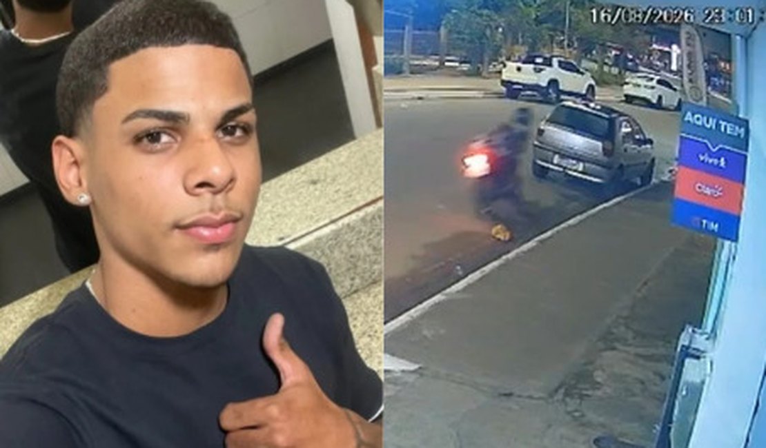 Motociclista perde controle e bate contra carro estacionado em Arapiraca
