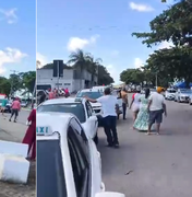 [Vídeo] Imagens mostram troca de tiros entre policiais e criminosos em Maceió