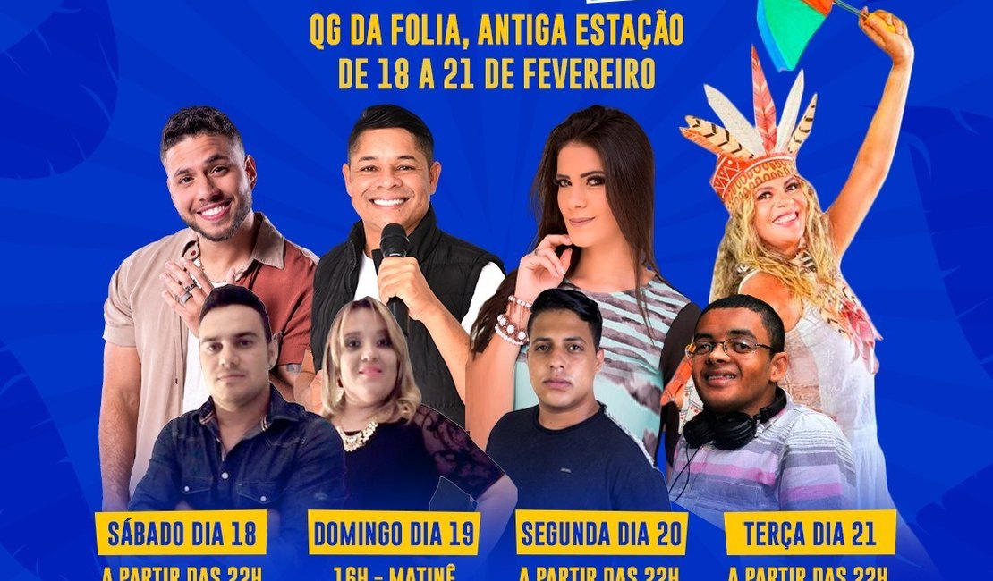 Sábado de Zé Pereira contará com HD Folia e cantor PV Mello em Palmeira