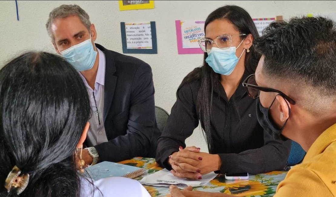 Projeto Sede de Aprender do Ministério Público visita escolas em Arapiraca