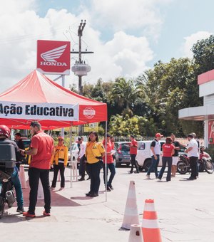 SMTT promove ação com motociclistas nas principais avenidas de Maceió