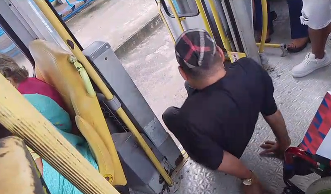 [Vídeo] Cadeirante denuncia precariedade em ônibus intermunicipais