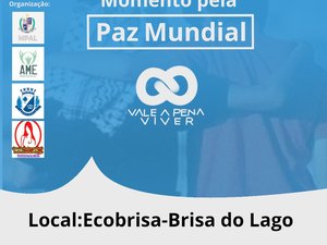 Entidades promovem ato pela Paz neste domingo (05) no Brisa do Lago em Arapiraca