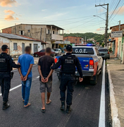 Foragidos por homicídio e tentativa são presos no Litoral Sul de AL
