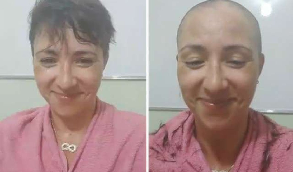 Professora raspa cabelo após alunas tirarem notas excelentes no Enem