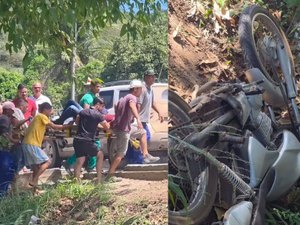 Colisão entre motocicletas deixa dois feridos no distrito de Pindorama, em Coruripe