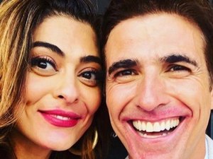 Reynaldo Gianecchini se gaba: 'Me pagam pra beijar muito a Juliana Paes' 