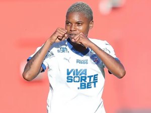 Corinthians anuncia Rhaizza, atacante destaque do Bahia