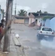 Homem tenta atropelar ex-companheira e deixa três pessoas feridas em Rio Largo