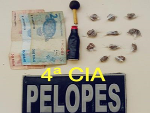 Adolescente é apreendido por suspeita de tráfico de drogas em Cajueiro