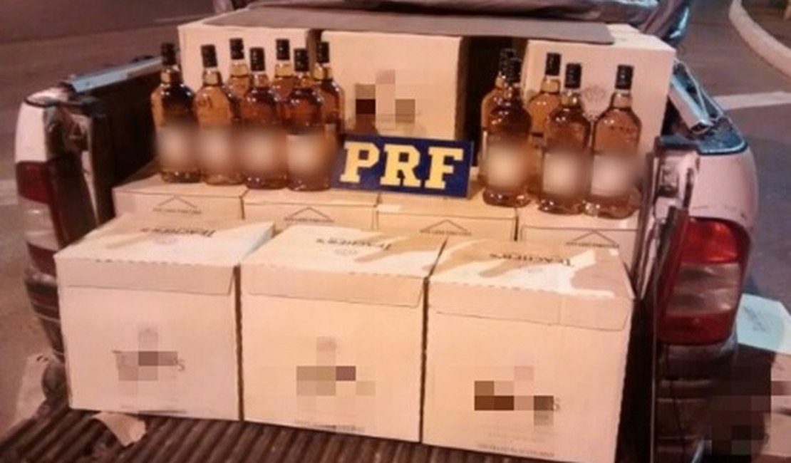 Carga de whisky sem nota que saiu de Arapiraca é apreendida em Pernambuco