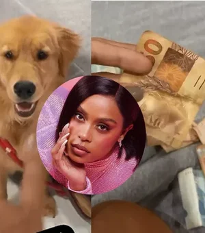 MC Rebecca mostra 'arte' de sua cachorrinha: 'Comeu todo meu dinheiro'