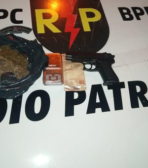 Suspeitos de tráfico são presos com armas de fogo e drogas em Maceió