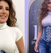 Paula Fernandes exibe cintura fina ao usar corselet e divide opiniões: 'Nem respira'