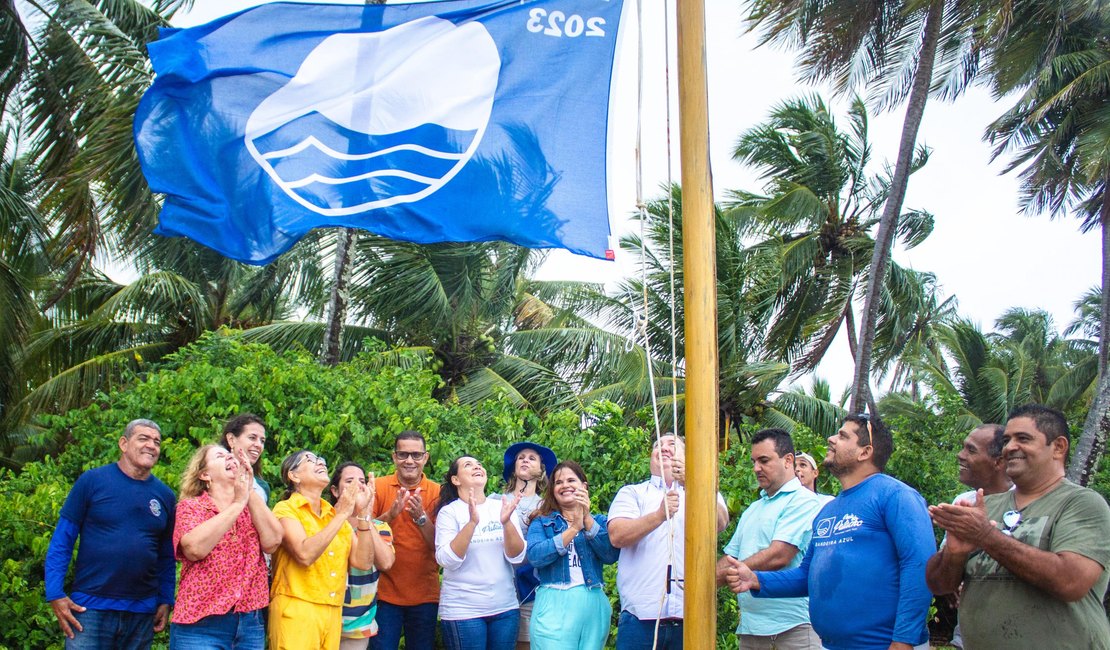 Praia de Lages e Barra de São Miguel conquistam selo internacional Bandeira Azul