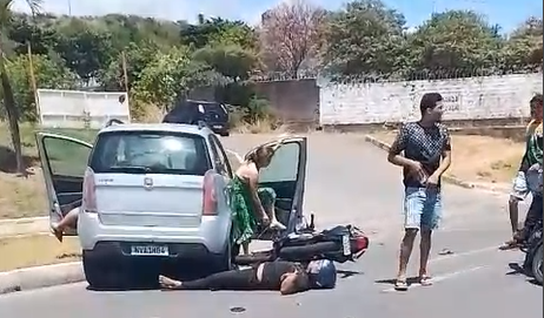 Motociclista morre após colisão com carro na AL-101 Norte, em Cruz das Almas