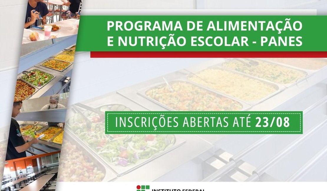 Programa de alimentação escolar abre inscrições para estudantes