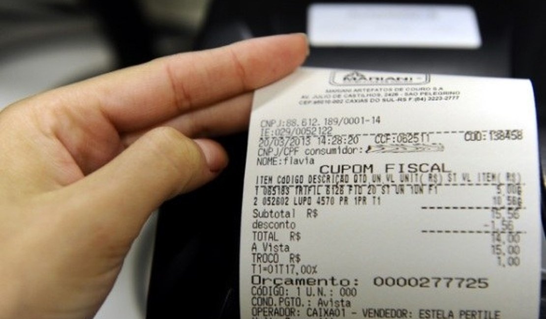 Nota Fiscal Alagoana repassa crédito aos consumidores