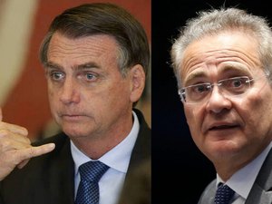 Bolsonaro liga para parabenizar Renan Calheiros após indicação