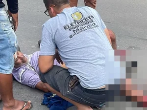 Idoso que se envolveu em acidente com ônibus na AL-110, em Arapiraca, teve a perna esmagada