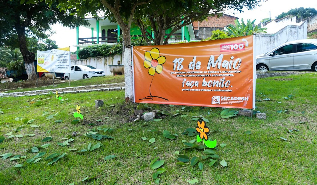 Secretaria de Cidadania promove combate ao abuso e exploração sexual de crianças e adolescentes em Rio Largo