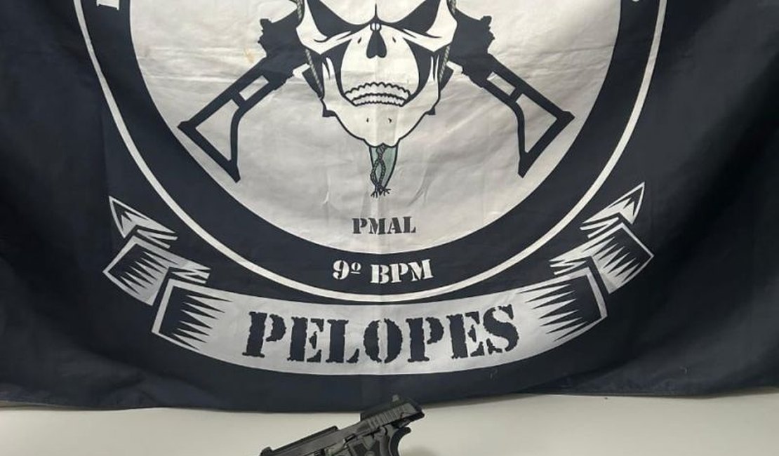 Pelopes apreende arma de fogo e carregadores em imóvel às margens da AL-220