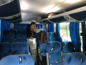 Transportes intermunicipais são abordados durante operação no litoral Sul 