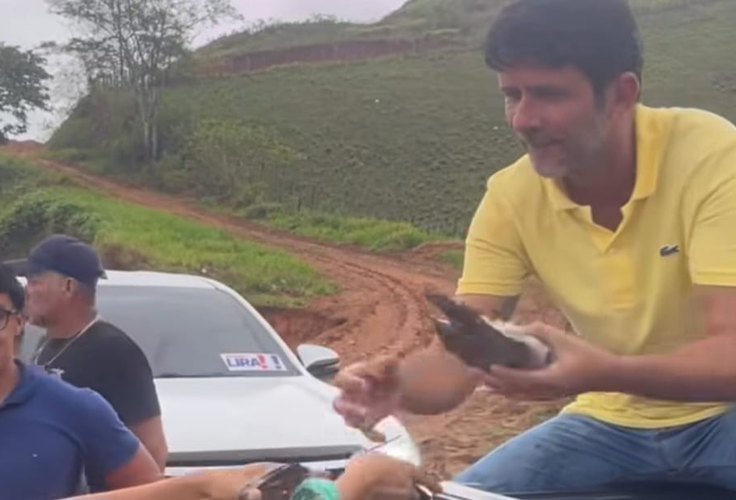 Prefeito Júnior Menezes leva alimento às famílias e fortalece tradição solidária na Semana Santa