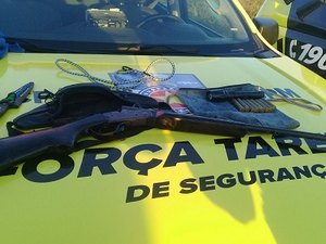 Força Tarefa prende indivíduo portando arma de fogo em Igreja Nova