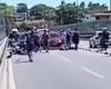 Motociclista fica ferido após empinar moto na  Ponte do Vale do Reginaldo em Maceió