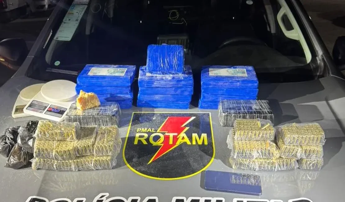 Homem é preso suspeito de tráfico de drogas na Vila Brejal, em Maceió