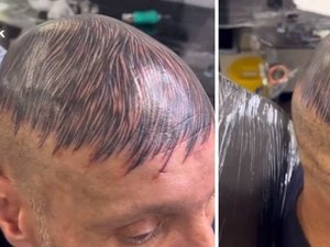 Calvo tatua cabelo, e a internet não perdoa: 'O ruim é enjoar do corte'