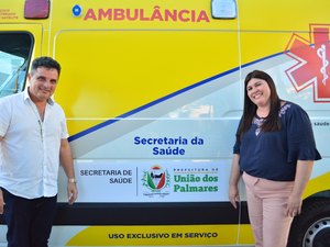 Prefeitura de União dos Palmares recebe mais uma ambulância para saúde pública