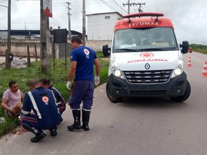 Acidente entre motocicletas deixa um ferido em Arapiraca