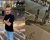 Cartolouco foi reconhecido por fã e saiu correndo após agredir namorada