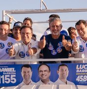 Campanha de Arthur Lira ganha força em Arapiraca com Daniel, Lucas e Luciano no palanque