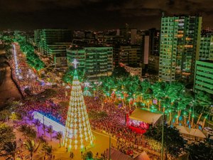 Decoração natalina de Maceió fica disponível para visitação até 31 de janeiro