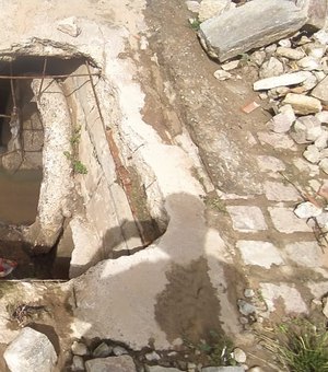 Obra não finalizada pela prefeitura incomoda moradores no Bairro Alagadinho