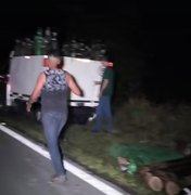 Com pista molhada, três acidentes são registrados no mesmo trecho BR-101 em Colônia Leopoldina