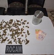 Mulher é presa por tráfico de drogas no Manoel Teles, em Arapiraca