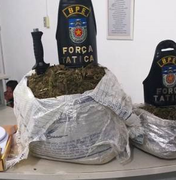 Dupla é presa com mais de seis quilos de maconha na periferia de Maceió