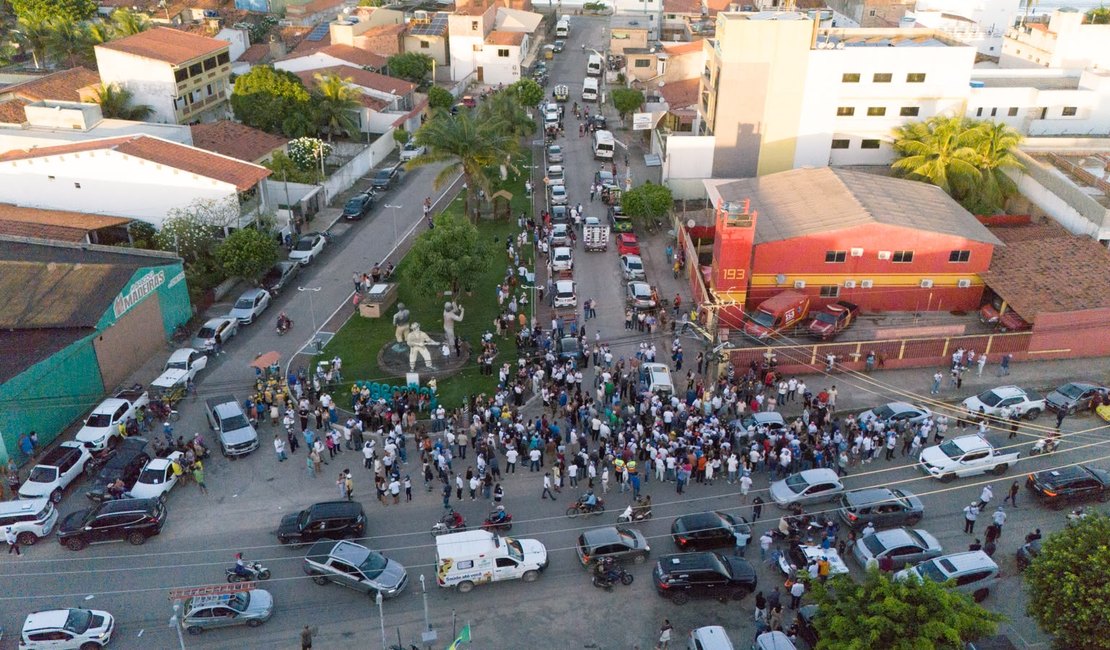 Caminhada de JHC em Maragogi reúne público reduzido e forte presença de caravanas